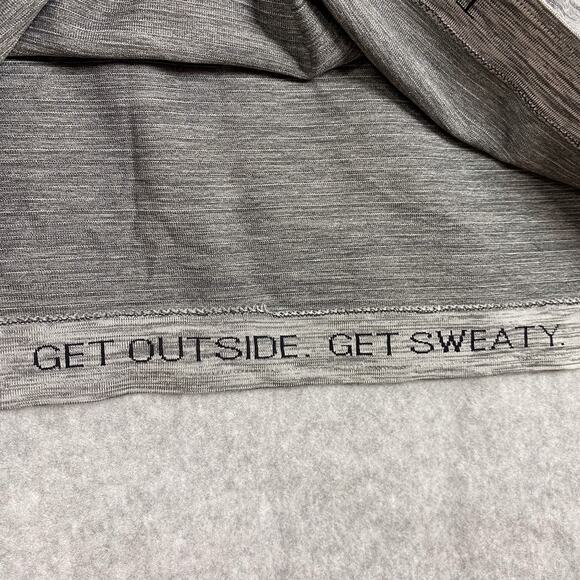 Lululemon Shirt Mens Size L Metal Vent Tech Short Sleeve V Neck in Slate White - Picture 7 of 8